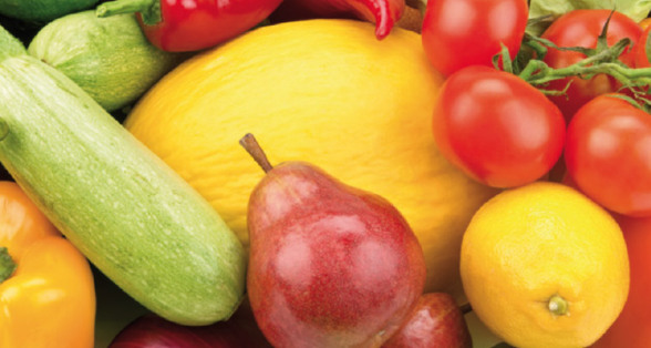 Bild verschiedener Früchte